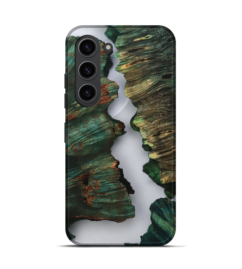 Galaxy S23 Wood Live Edge Phone Case - Kimber (Clear, 807727)