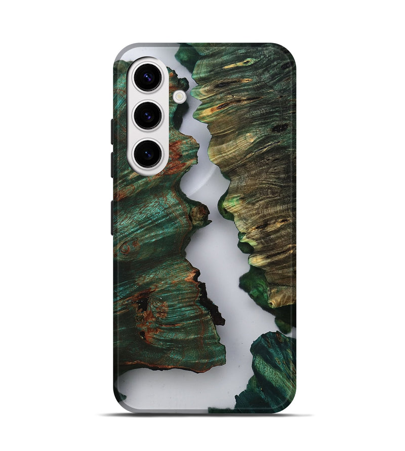 Galaxy S25 Wood Live Edge Phone Case - Kimber (Clear, 807727)