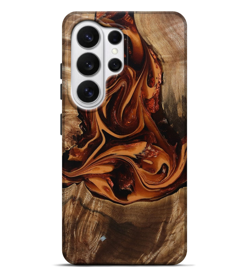 Galaxy S26 Ultra Wood Live Edge Phone Case - Caspian (Red, 807728)