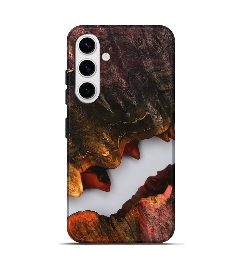 Galaxy S25 Wood Live Edge Phone Case - Kate (Clear, 807730)