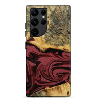 Galaxy S22 Ultra Wood Live Edge Phone Case - Dale (Red, 807736)