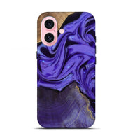 iPhone 17 Wood Live Edge Phone Case - Vikki (Purple, 807740)