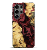 Galaxy S25 Ultra Wood Live Edge Phone Case - Rod (Red, 807753)