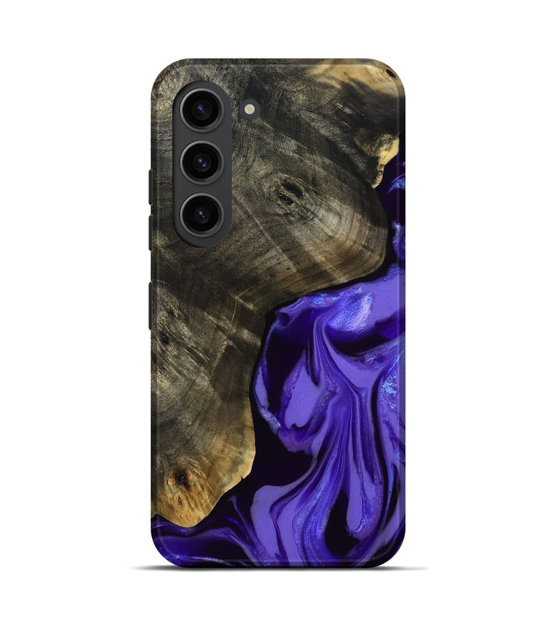 Galaxy S23 Wood Live Edge Phone Case - Ned (Purple, 807756)
