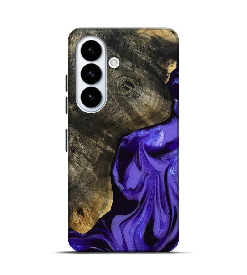 Galaxy S26 Wood Live Edge Phone Case - Ned (Purple, 807756)