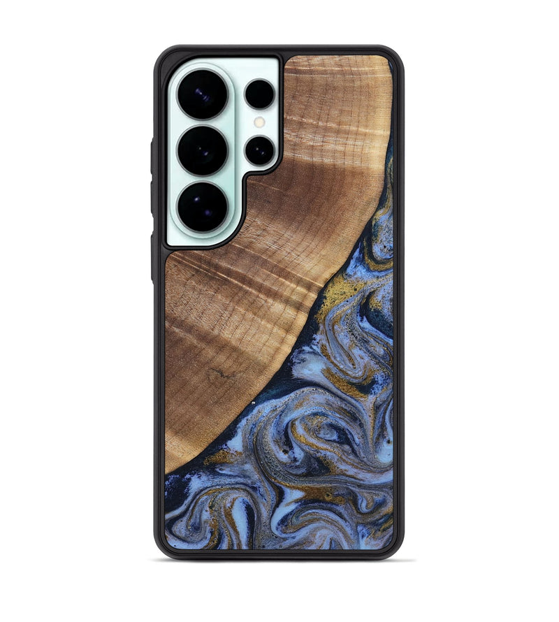 Galaxy S26 Ultra Wood Phone Case - Lee (Teal & Gold, 807866)