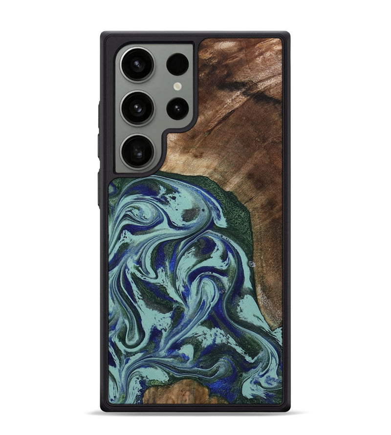 Galaxy S24 Ultra Wood Phone Case - Tara (Green, 807895)