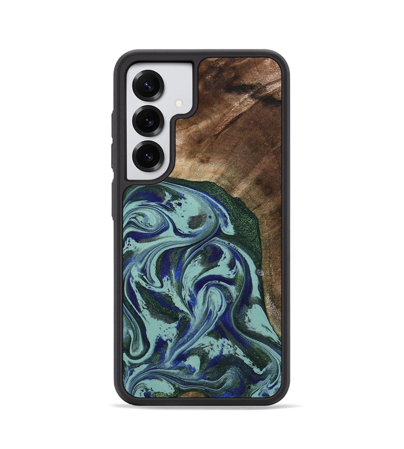 Galaxy S25 Wood Phone Case - Tara (Green, 807895)