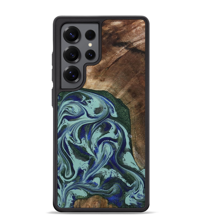 Galaxy S25 Ultra Wood Phone Case - Tara (Green, 807895)