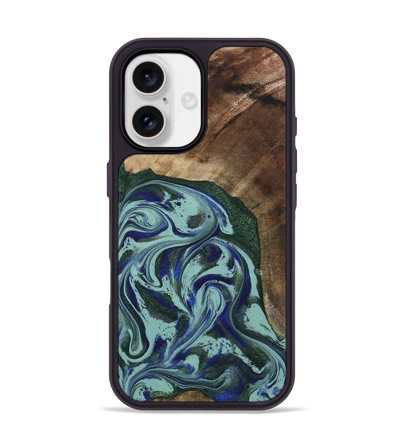 iPhone 17 Wood Phone Case - Tara (Green, 807895)