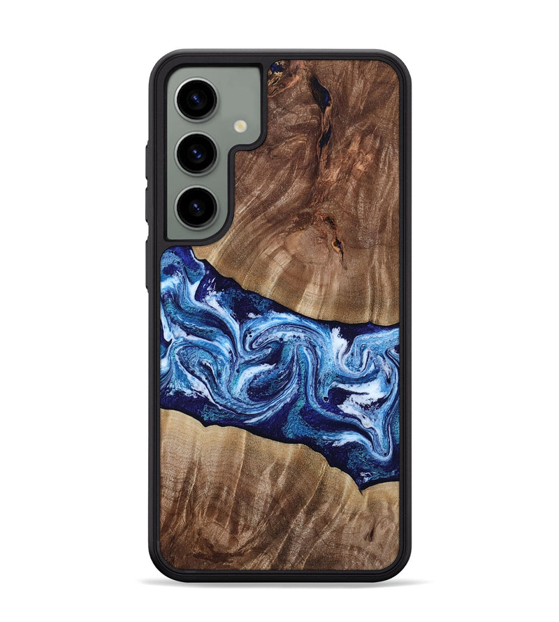 Galaxy S24 Plus Wood Phone Case - Loren (Blue, 807914)