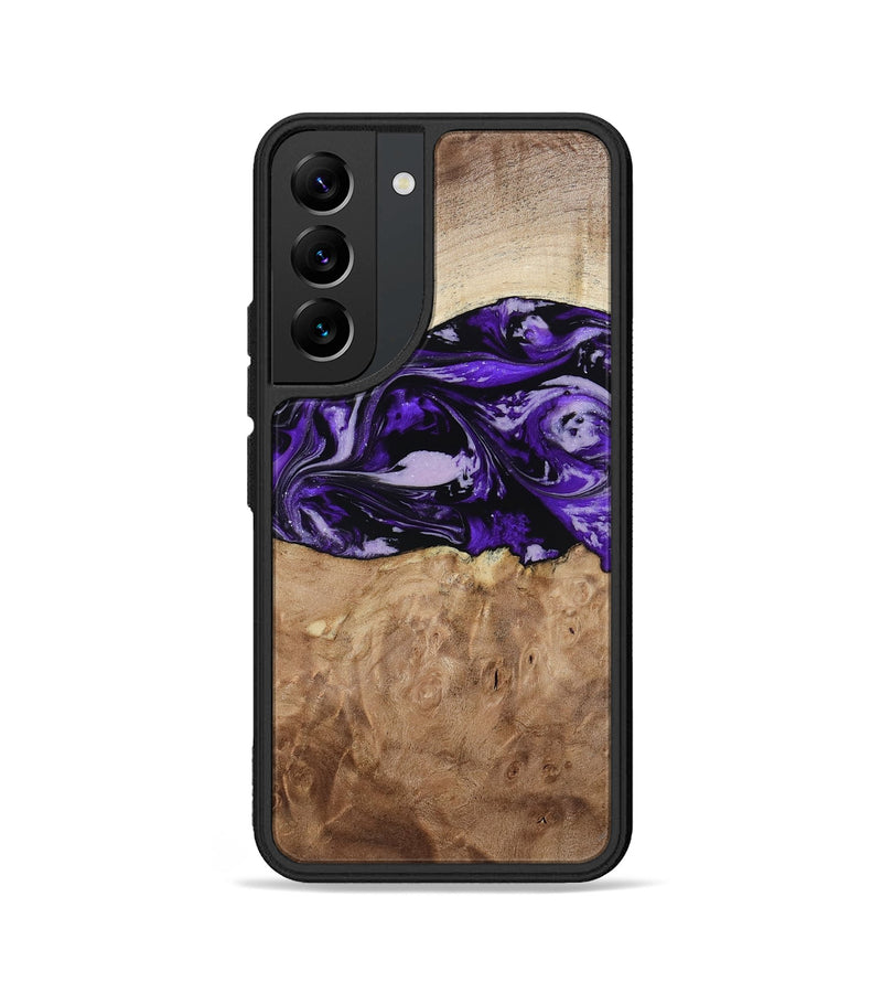 Galaxy S22 Wood Phone Case - Israel (Purple, 807943)