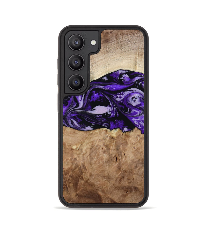 Galaxy S23 Wood Phone Case - Israel (Purple, 807943)