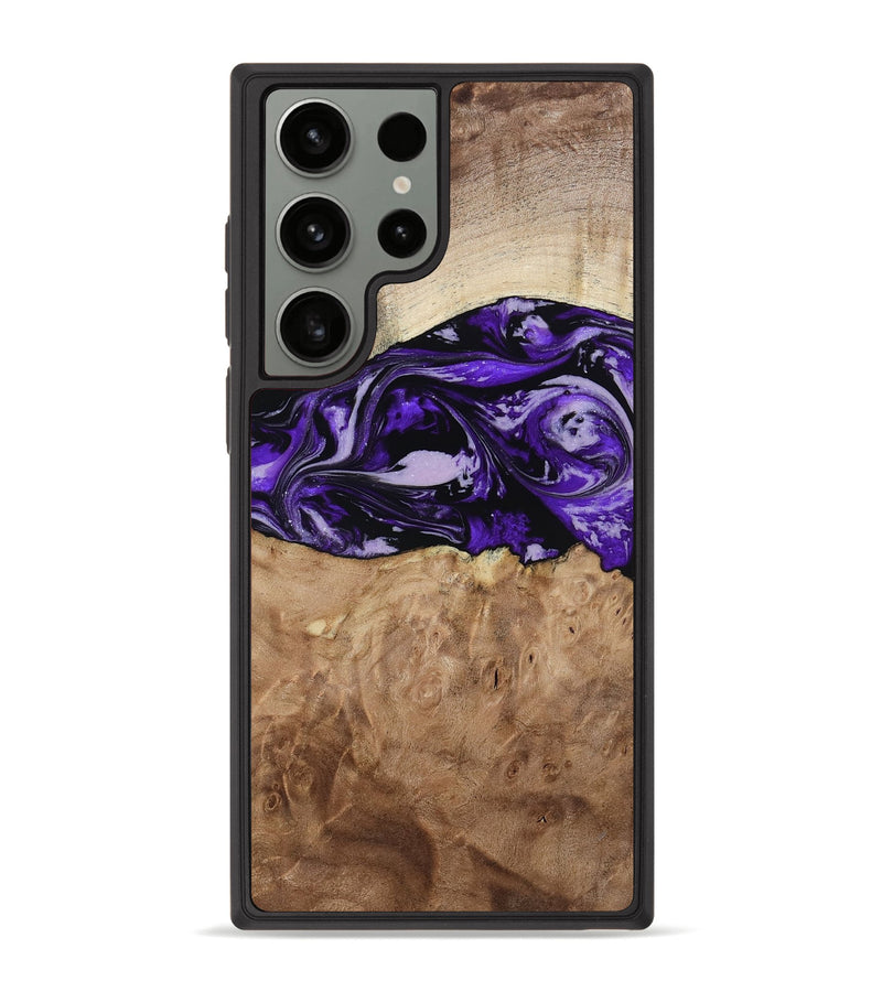 Galaxy S23 Ultra Wood Phone Case - Israel (Purple, 807943)