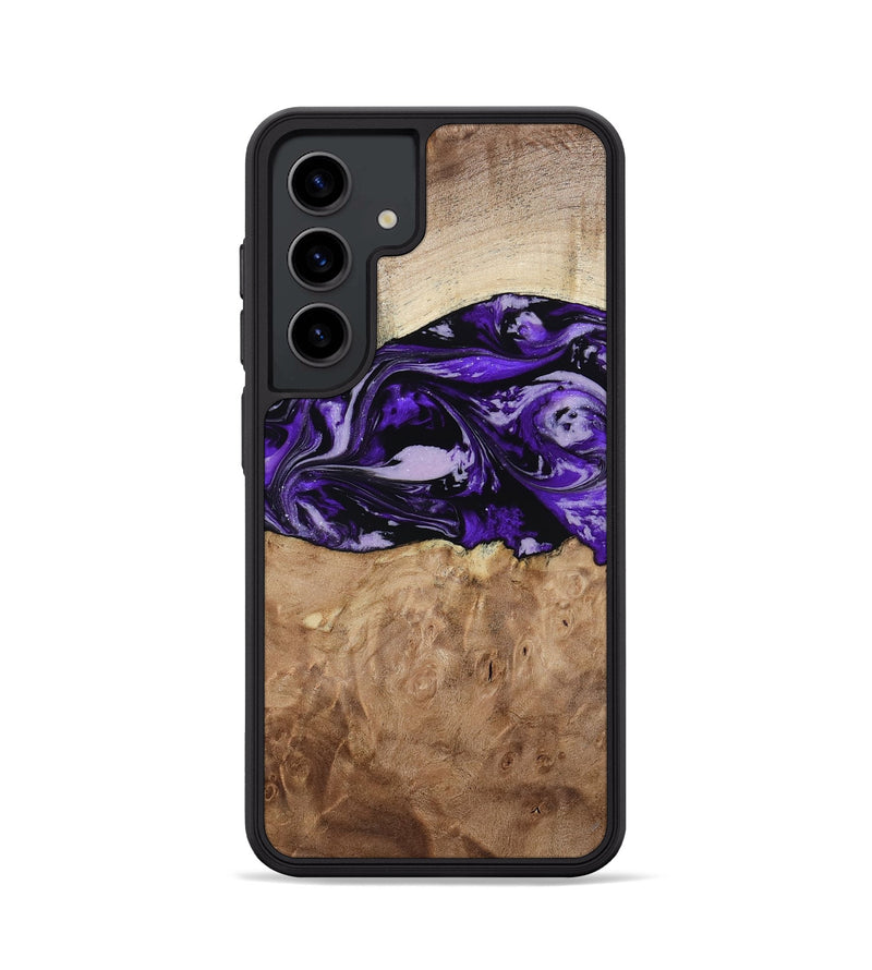 Galaxy S24 Wood Phone Case - Israel (Purple, 807943)