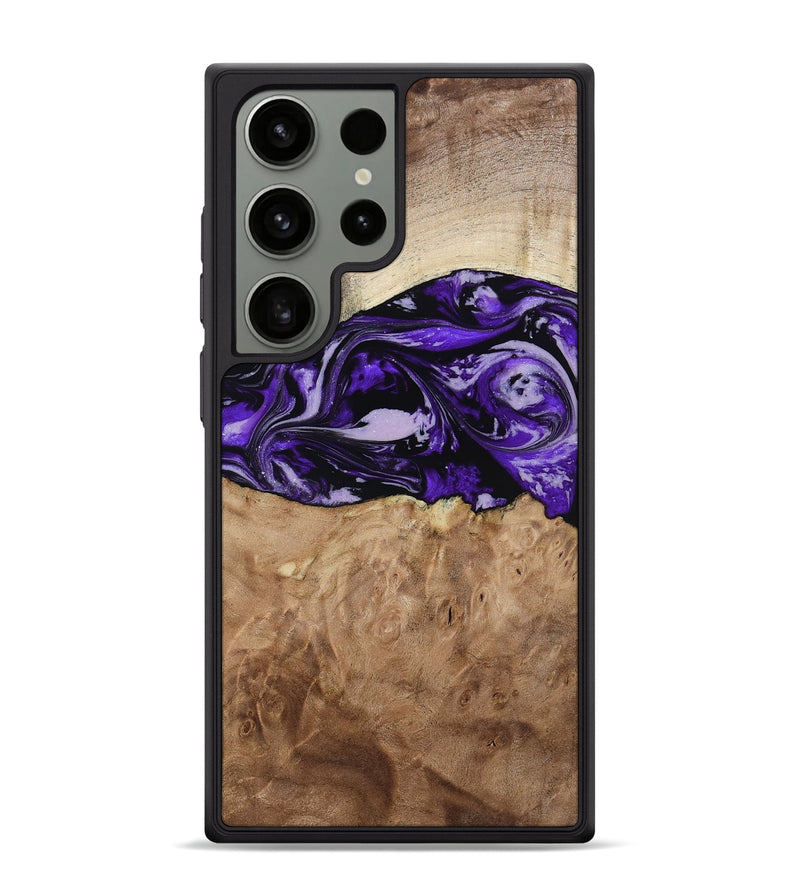 Galaxy S24 Ultra Wood Phone Case - Israel (Purple, 807943)