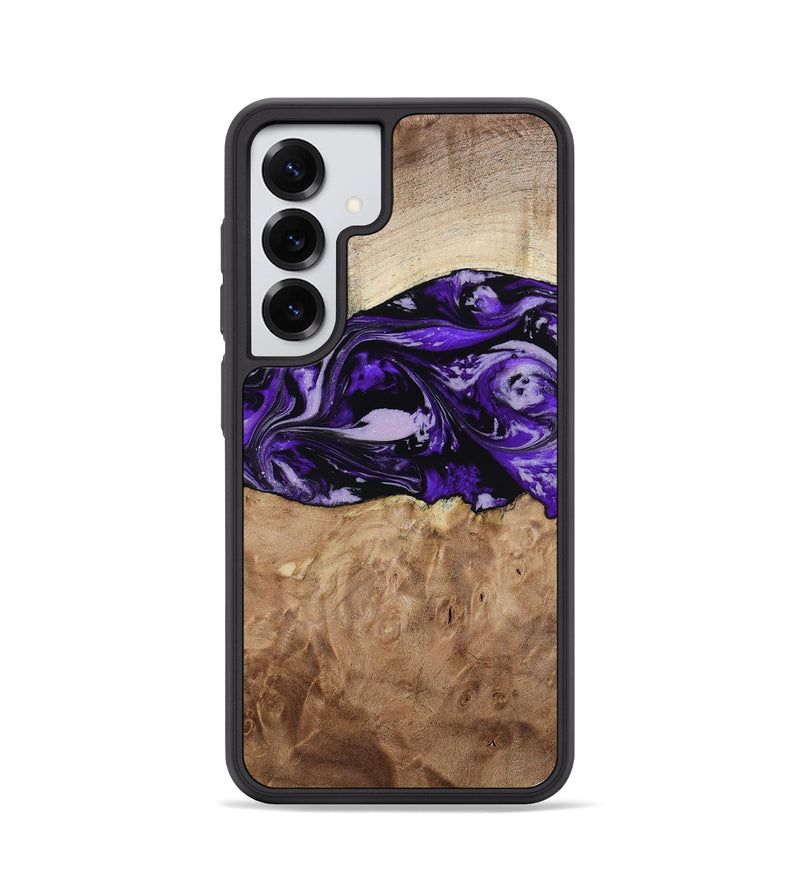 Galaxy S25 Wood Phone Case - Israel (Purple, 807943)