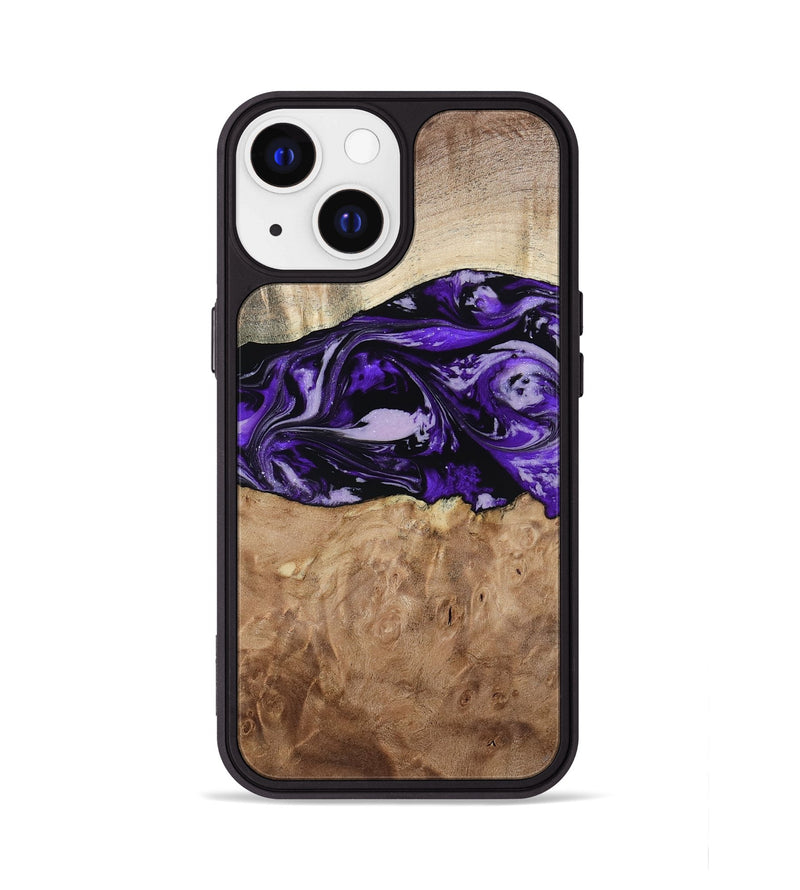 iPhone 13 Wood Phone Case - Israel (Purple, 807943)