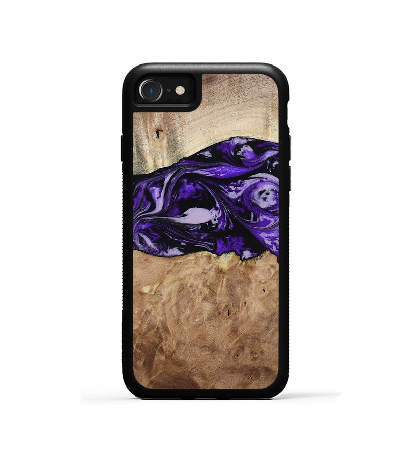 iPhone SE Wood Phone Case - Israel (Purple, 807943)