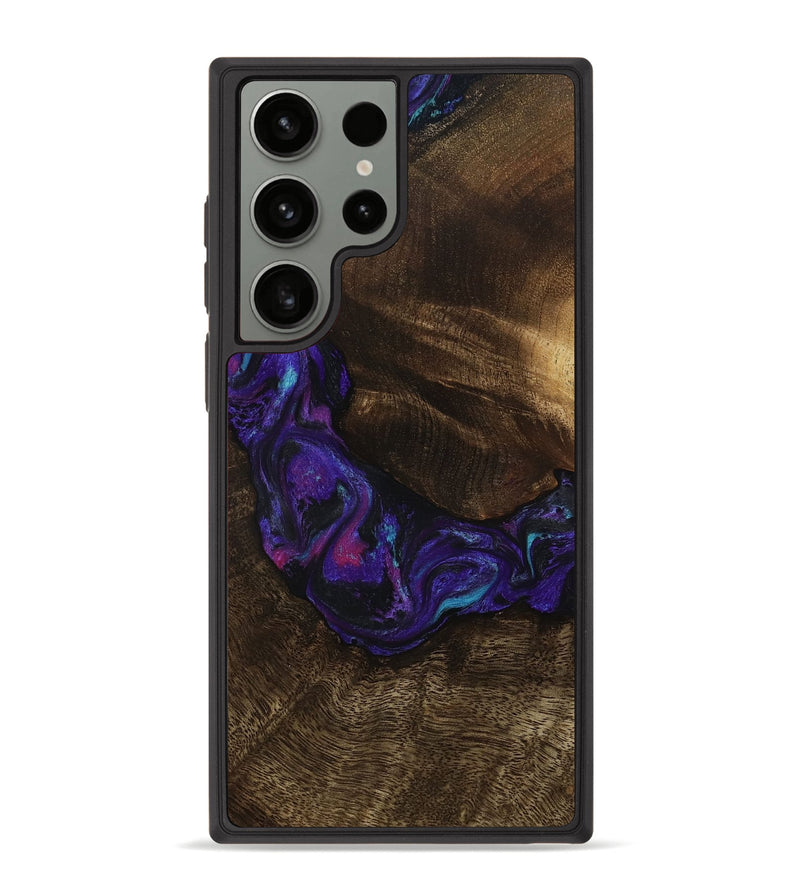 Galaxy S23 Ultra Wood Phone Case - Stewart (Purple, 807944)