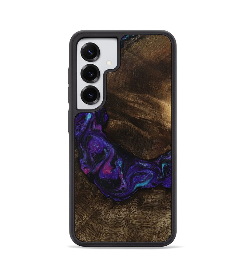 Galaxy S25 Wood Phone Case - Stewart (Purple, 807944)