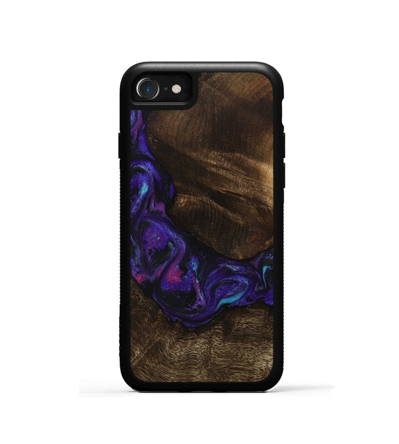 iPhone SE Wood Phone Case - Stewart (Purple, 807944)
