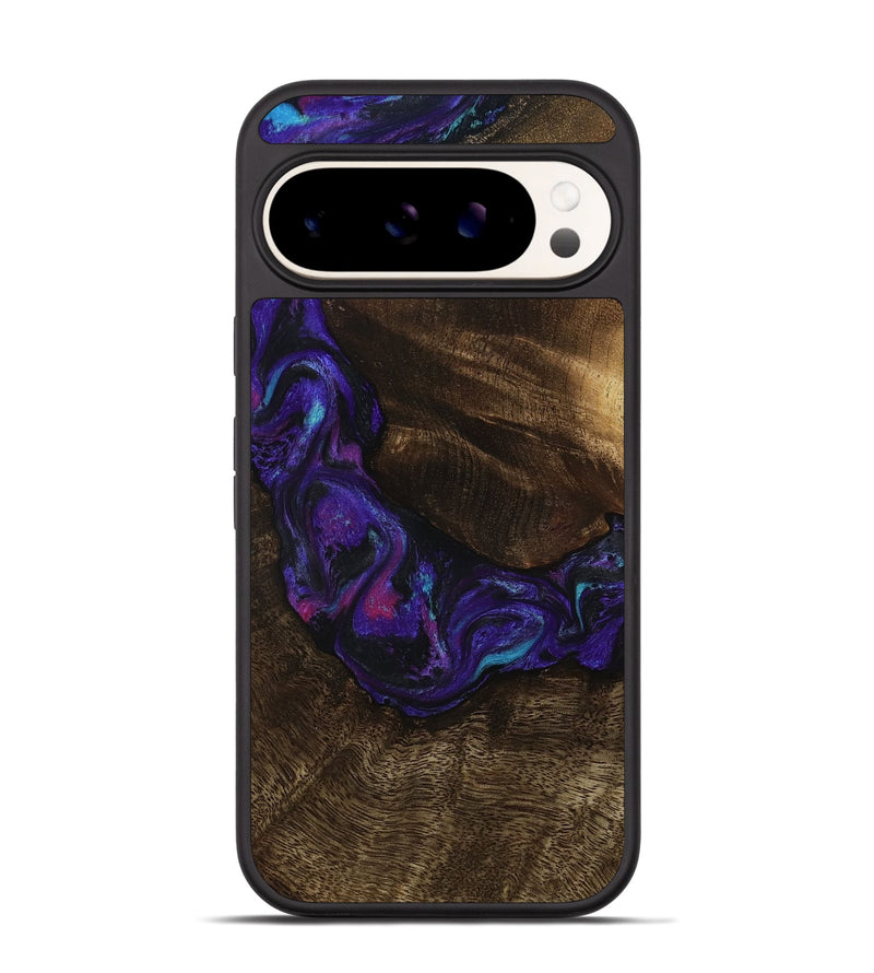 Pixel 9 Wood Phone Case - Stewart (Purple, 807944)