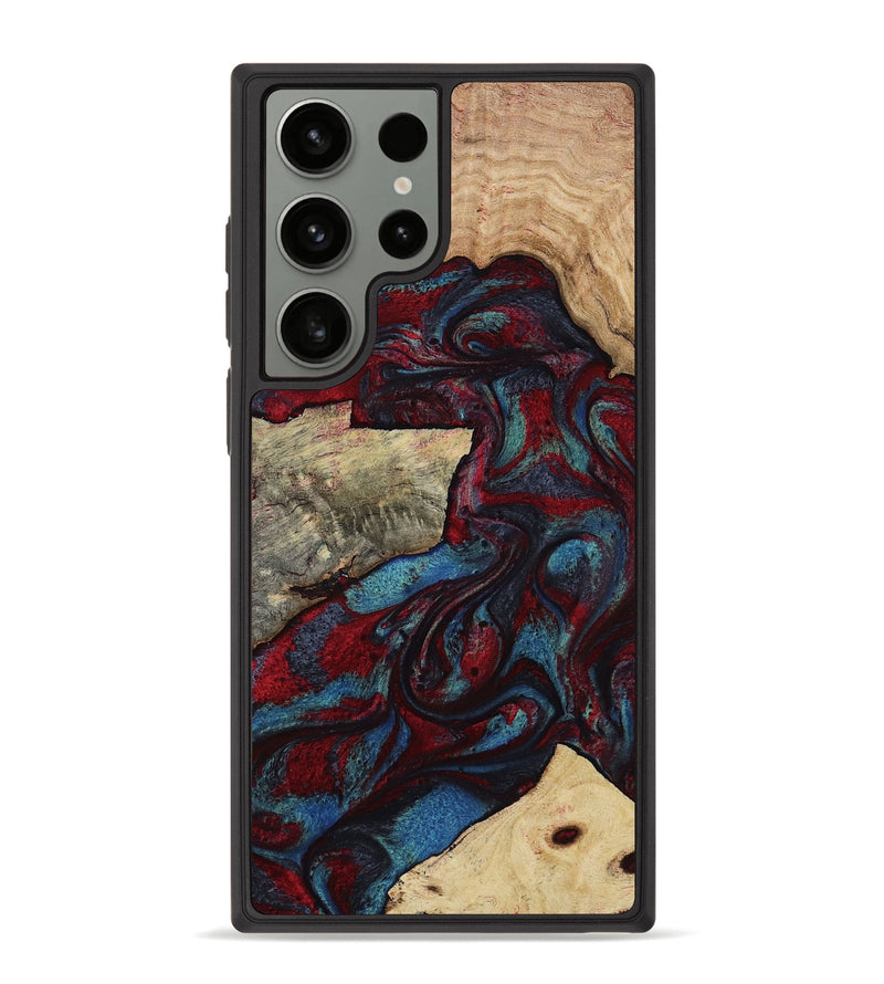 Galaxy S23 Ultra Wood Phone Case - Whitley (Red, 807947)