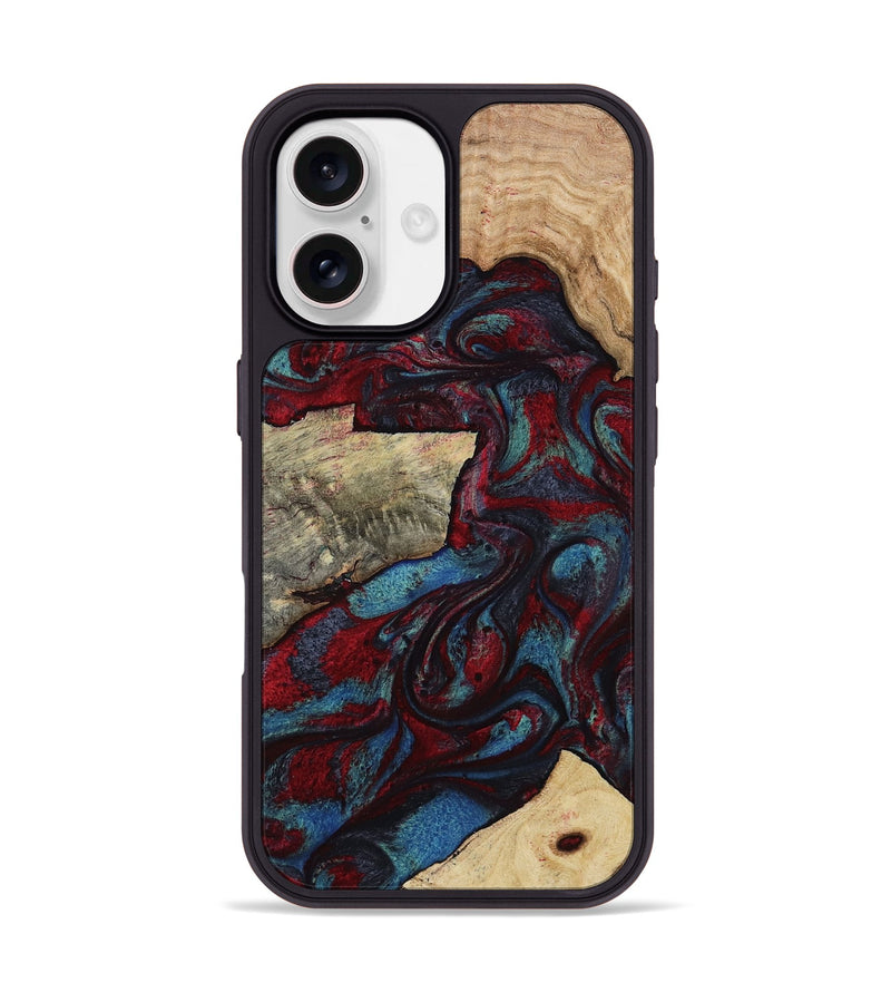 iPhone 17 Wood Phone Case - Whitley (Red, 807947)