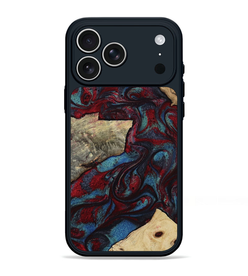 iPhone 17 Pro Max Wood Phone Case - Whitley (Red, 807947)