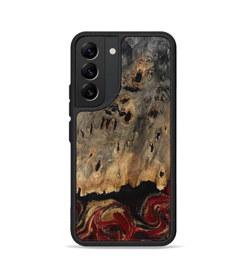 Galaxy S22 Wood Phone Case - Gaven (Red, 807948)