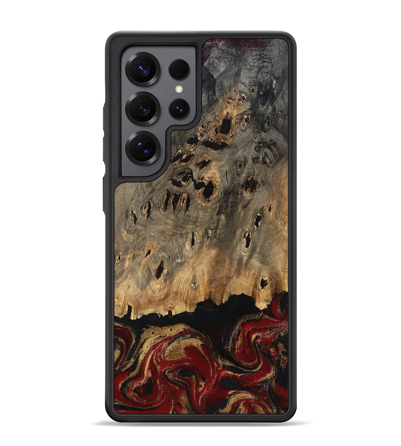 Galaxy S25 Ultra Wood Phone Case - Gaven (Red, 807948)