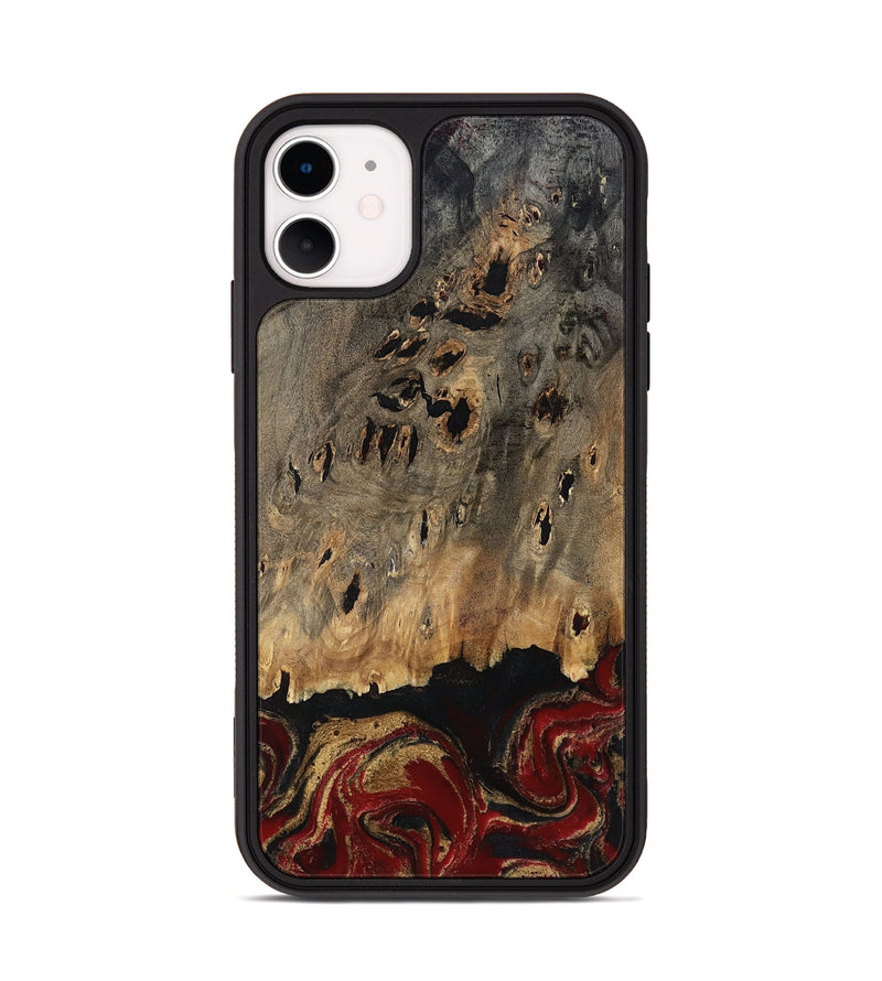iPhone 11 Wood Phone Case - Gaven (Red, 807948)