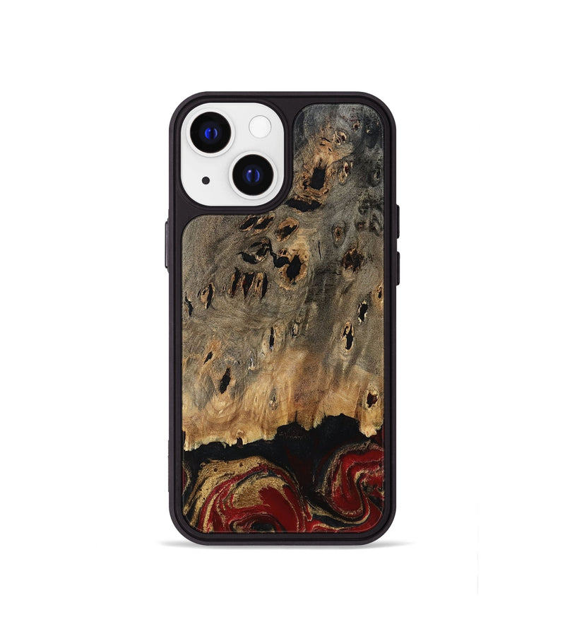 iPhone 13 mini Wood Phone Case - Gaven (Red, 807948)