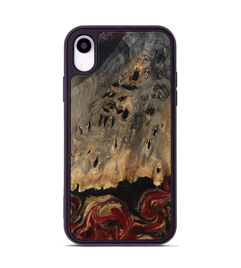 iPhone Xr Wood Phone Case - Gaven (Red, 807948)