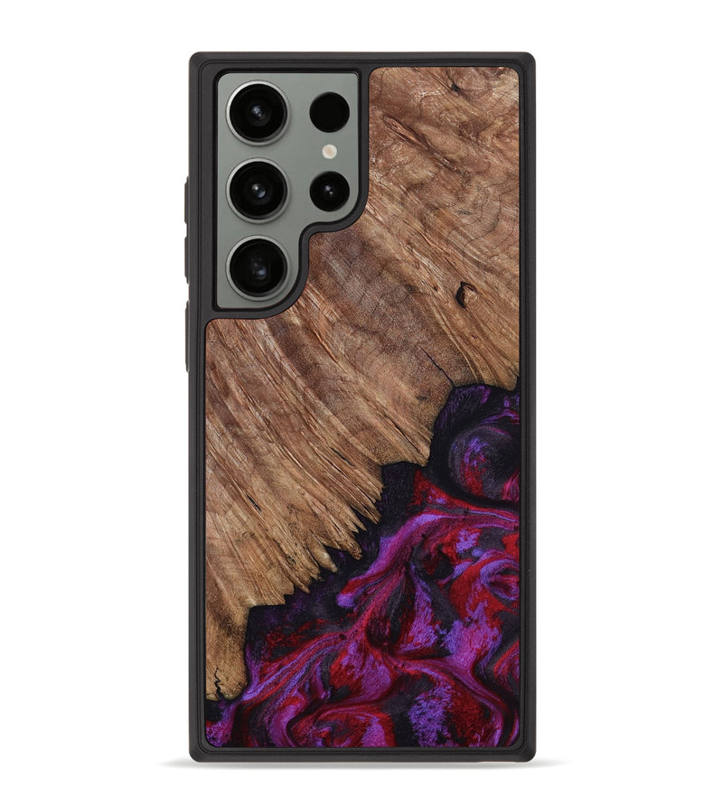 Galaxy S23 Ultra Wood Phone Case - Irma (Red, 807950)