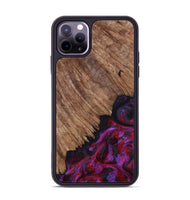 iPhone 11 Pro Max Wood Phone Case - Irma (Red, 807950)