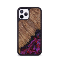 iPhone 11 Pro Wood Phone Case - Irma (Red, 807950)