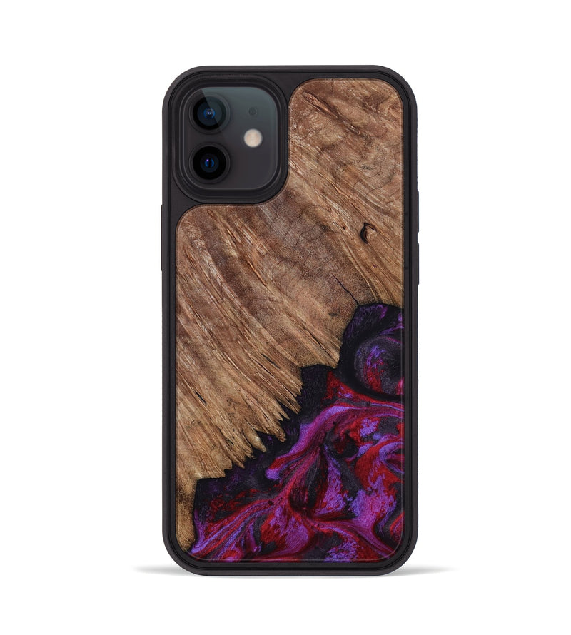 iPhone 12 Wood Phone Case - Irma (Red, 807950)