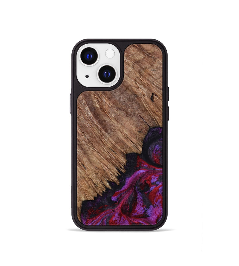 iPhone 13 mini Wood Phone Case - Irma (Red, 807950)