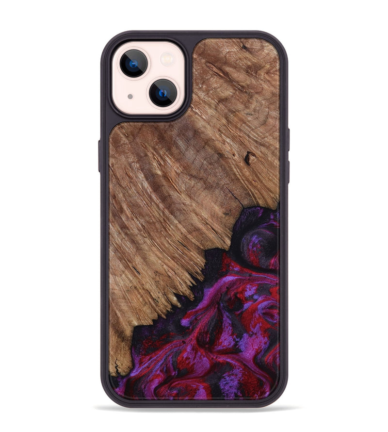 iPhone 14 Plus Wood Phone Case - Irma (Red, 807950)