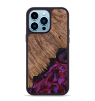iPhone 14 Pro Max Wood Phone Case - Irma (Red, 807950)