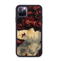 iPhone 11 Pro Max Wood Phone Case - Shania (Red, 807955)