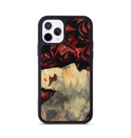 iPhone 11 Pro Wood Phone Case - Shania (Red, 807955)