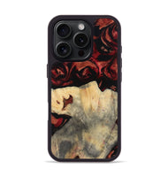 iPhone 16 Pro Wood Phone Case - Shania (Red, 807955)
