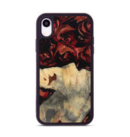 iPhone Xr Wood Phone Case - Shania (Red, 807955)