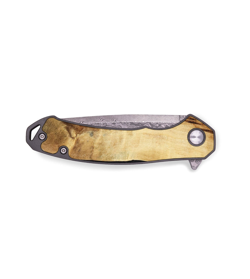 EDC Wood Pocket Knife - Brittni (Black & White, 807956)