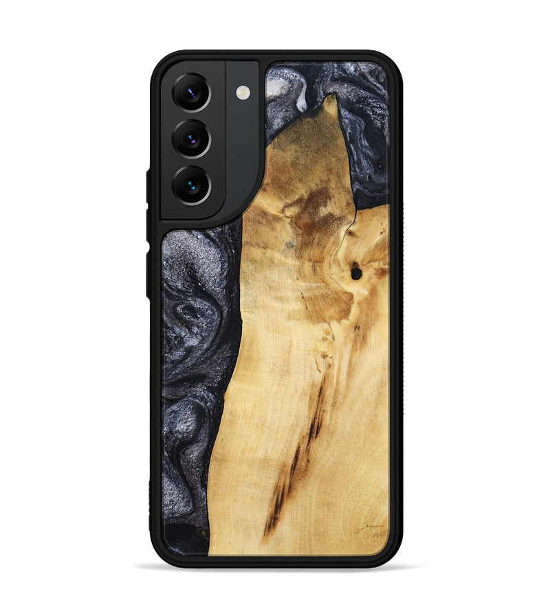Galaxy S22 Plus Wood Phone Case - Brittni (Black & White, 807956)