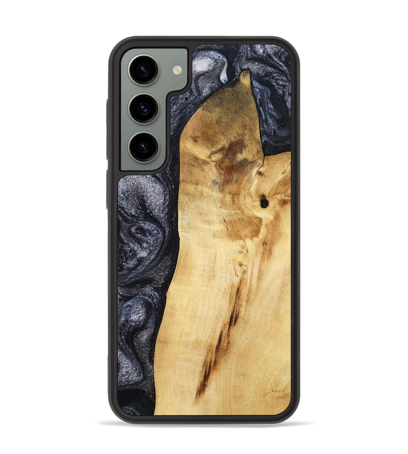 Galaxy S23 Plus Wood Phone Case - Brittni (Black & White, 807956)