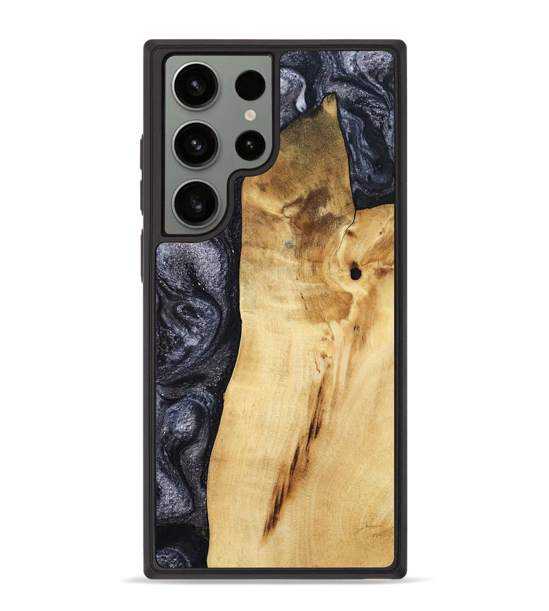 Galaxy S23 Ultra Wood Phone Case - Brittni (Black & White, 807956)